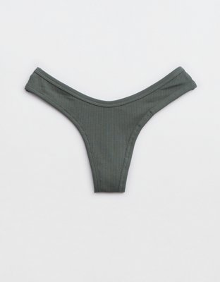 Superchill Cotton Rib Thong Underwear