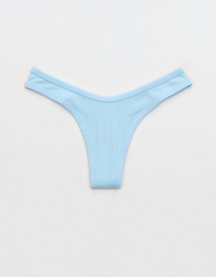 Superchill Cotton Rib Thong Underwear from American Eagle - $8.95