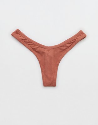 Aerie + Cotton String Thong Underwear 3-Pack