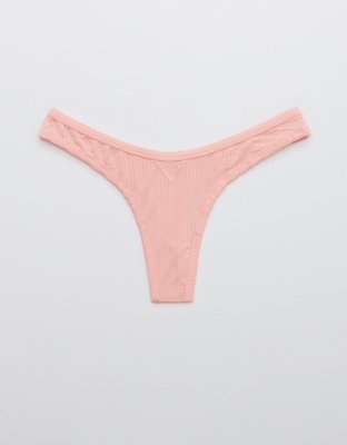 ❤ NEW! 5 Victoria's Secret PINK Ribbed V-Front Cotton Thong