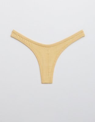 Aerie Seamless Jacquard Thong Underwear