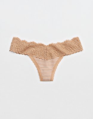 Aerie Pointelle Cotton Lace Boyshort Underwear