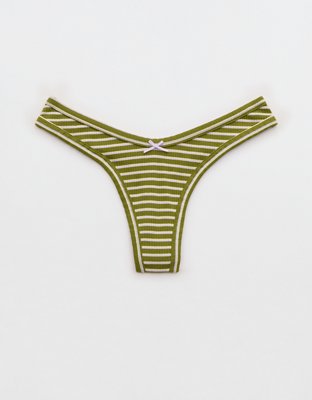 Superchill Cotton Rib Thong Underwear