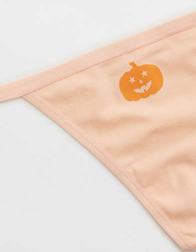 Aerie Cotton Halloween String Thong Underwear