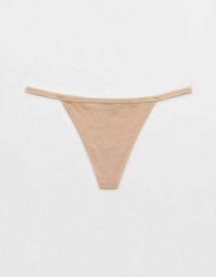 Aerie Mesh Ruched String Thong Underwear