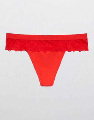 red lace panty