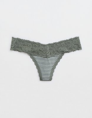 aerie THONG 3 PACK - Thong - true black/black - Zalando.de