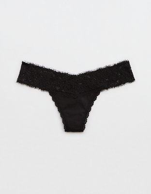 Aerie Cotton Eyelash Lace Cheeky Underwear