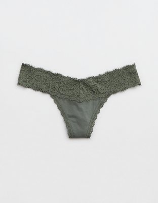 aerie, Intimates & Sleepwear, Aerie Cheeky Low Rise Lace Panty Small