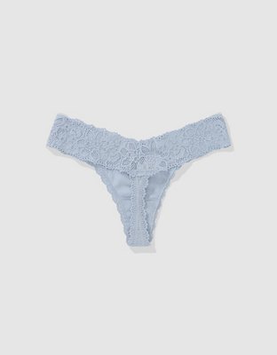 Superchill Cotton Eyelash Lace Thong Underwear