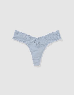 Superchill Cotton Eyelash Lace Thong Underwear