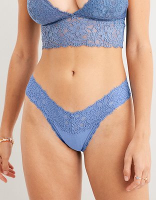 Superchill Cotton Eyelash Lace Thong Underwear