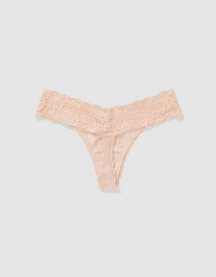 Superchill Cotton Eyelash Lace Thong Underwear