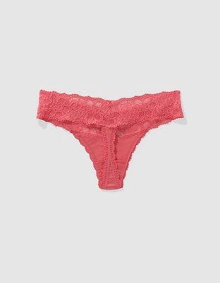 Superchill Cotton Eyelash Lace Thong Underwear