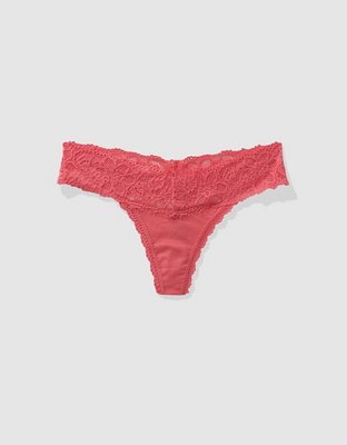 Superchill Cotton Eyelash Lace Thong Underwear