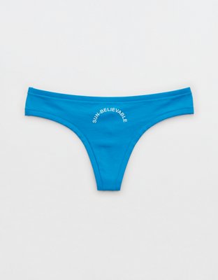 Aerie Cotton Logo Striped Boybrief Underwear