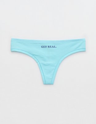 Aerie Seamless Cable Boybrief Underwear In Blue