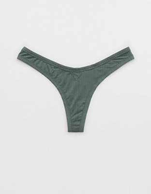 American Eagle aerie SMOOTHEZ Mesh High Cut Thong Underwear SMOOTHEZ Mesh  High Cut Thong Underwear 8.95