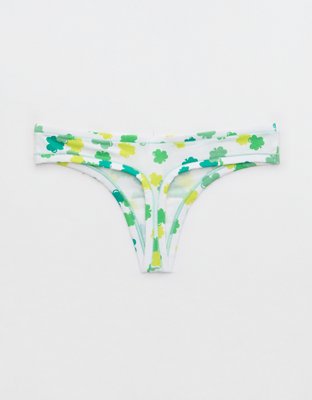 Superchill St. Paddy's Day Cotton Thong Underwear