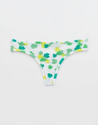 Superchill St. Paddy's Day Cotton Thong Underwear