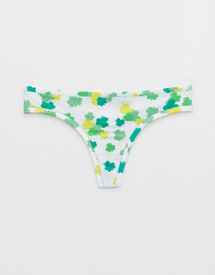 Superchill St. Paddy's Day Cotton Thong Underwear