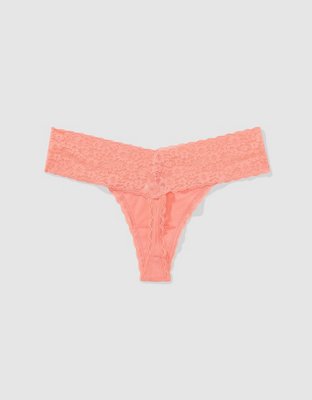 Superchill Tanga de Algodón con Encaje Vintage