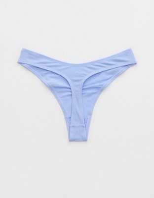 Superchill Cotton Ruched Thong Underwear