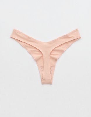 Superchill Cotton Ruched Thong Underwear