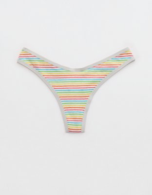 Superchill Ropa Interior Estilo Tanga de Algodón de Corte Alto