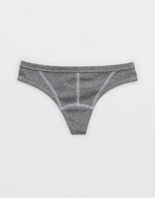 Superchill Cotton Ribbed Thong Underwear