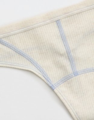 Superchill Cotton Ribbed Thong Underwear