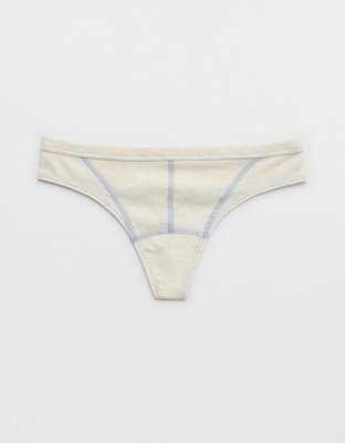 Superchill Cotton Ribbed Thong Underwear