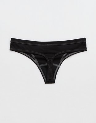 Superchill Cotton Ribbed Thong Underwear