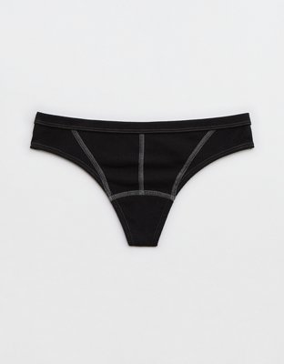 Superchill Cotton Ribbed Thong Underwear