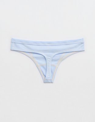 Superchill Cotton Ribbed Thong Underwear