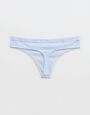 Superchill Cotton Ribbed Thong Underwear