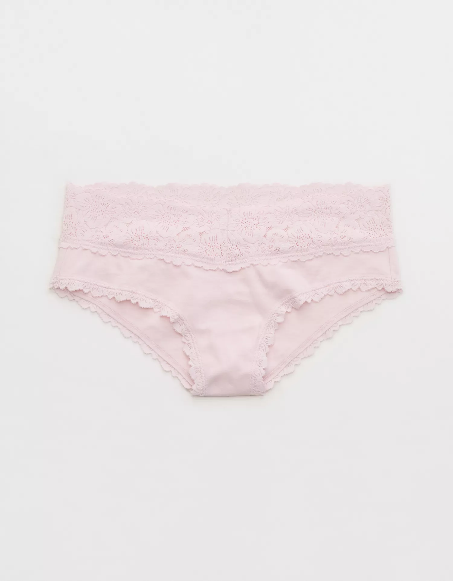 Superchill Cotton Rosey Lace Cheeky Underwear