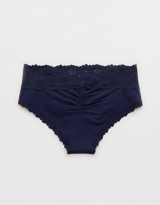 Superchill Cotton Rosey Lace Cheeky Underwear