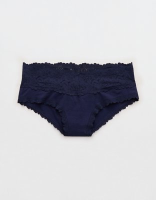 Superchill Cotton Rosey Lace Cheeky Underwear