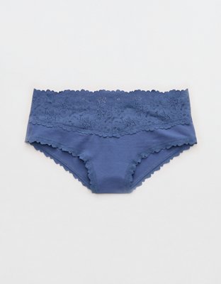 Superchill Cotton Rosey Lace Cheeky Underwear