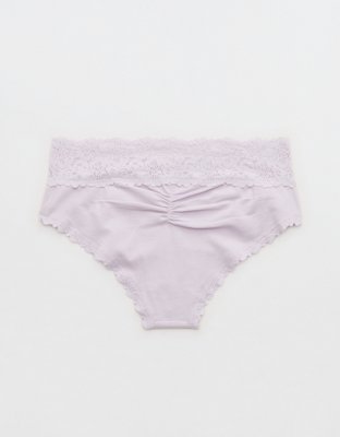 Superchill Cotton Rosey Lace Cheeky Underwear