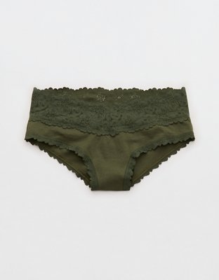 Superchill Cotton Rosey Lace Cheeky Underwear