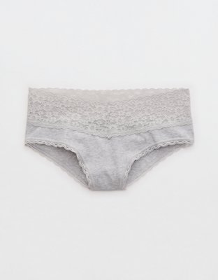 Superchill Vintage Lace Cotton Cheeky Underwear
