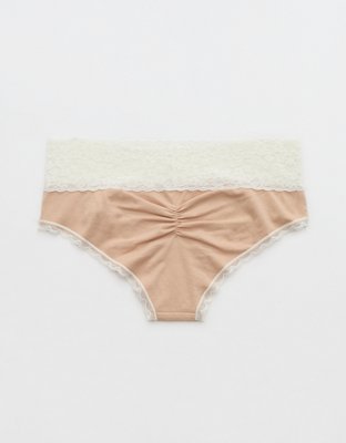 Superchill Vintage Lace Cotton Cheeky Underwear