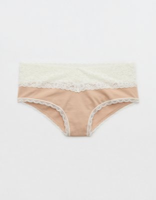 Superchill Vintage Lace Cotton Cheeky Underwear