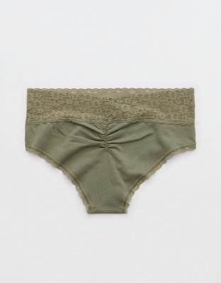 Superchill Undie Cheeky de Algodón con Encaje Vintage