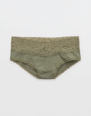 Superchill Vintage Lace Cotton Cheeky Underwear