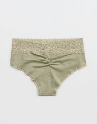 Superchill Vintage Lace Cotton Cheeky Underwear