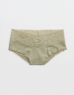 Superchill Vintage Lace Cotton Cheeky Underwear