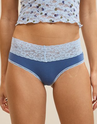 Superchill Vintage Lace Cotton Cheeky Underwear